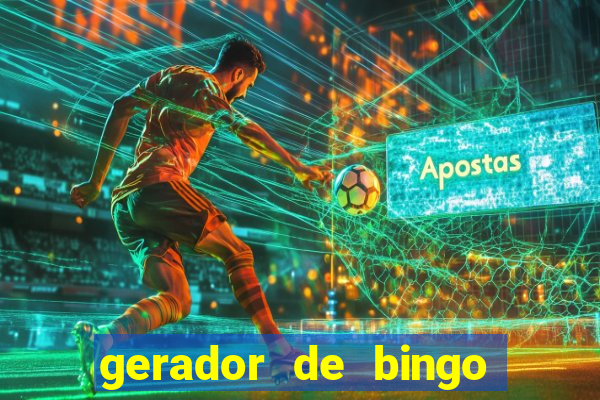 gerador de bingo cha de bebe